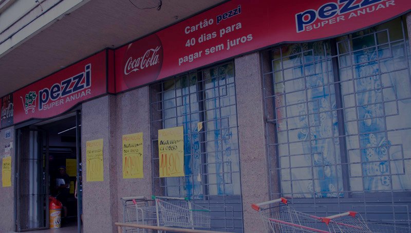 Fachada da loja Glória